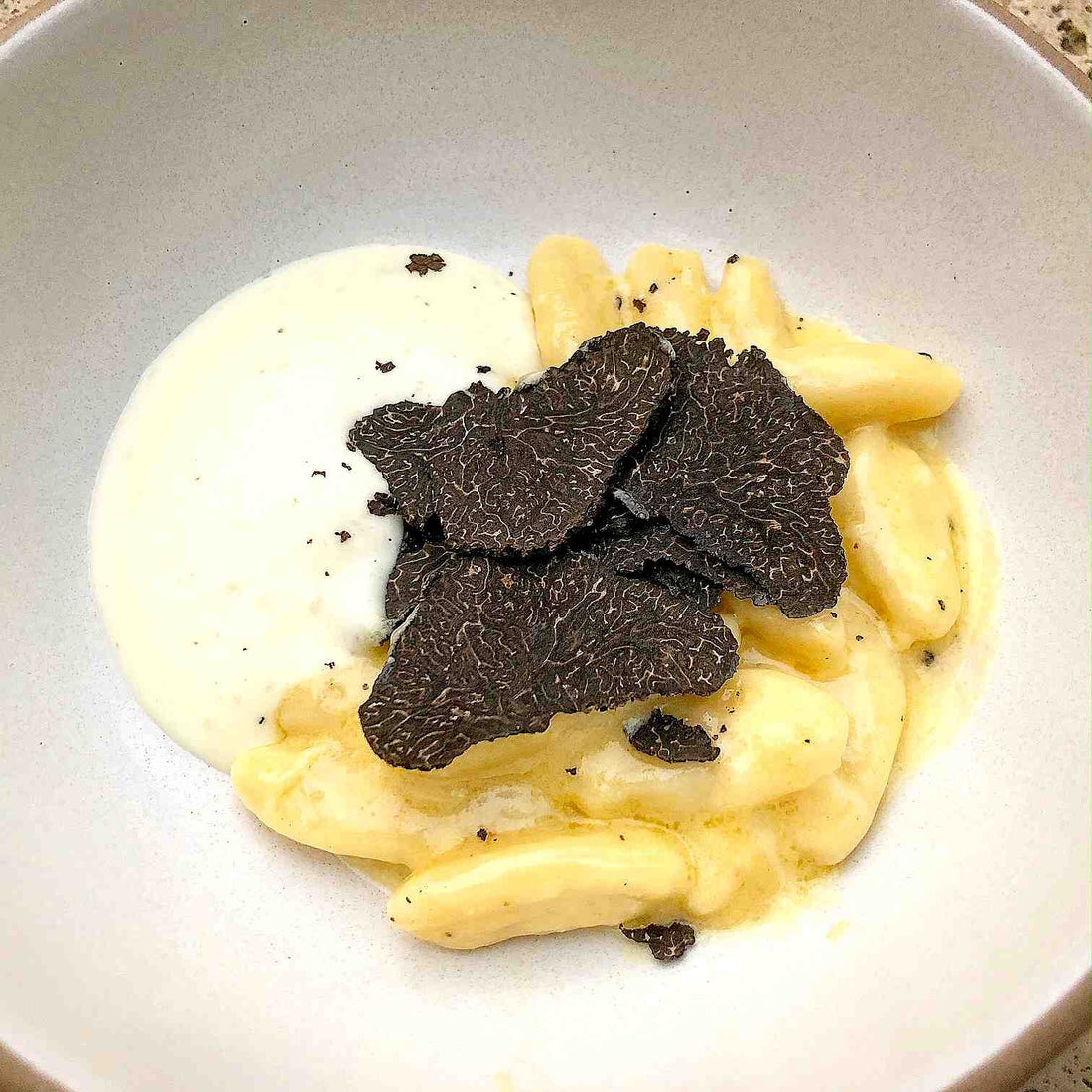 Homemade Cavatelli Pasta Recipe with Black Truffle Fondue