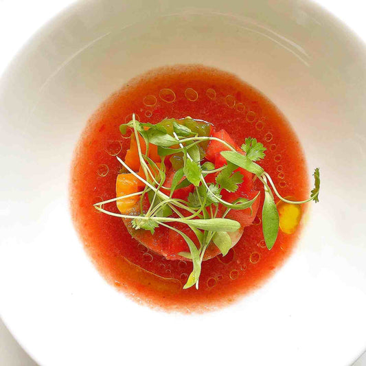 Easy Watermelon & Tomato Gazpacho Recipe