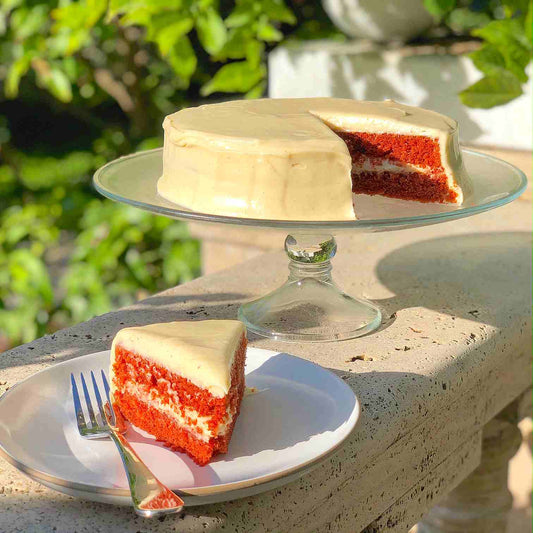 Easy Red Velvet Cake Recipe with Cream Cheese Frosting