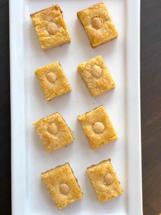 Almond Shortbread Stuffed with Almond Paste