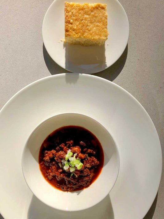 Spicy Chili with Cornbread