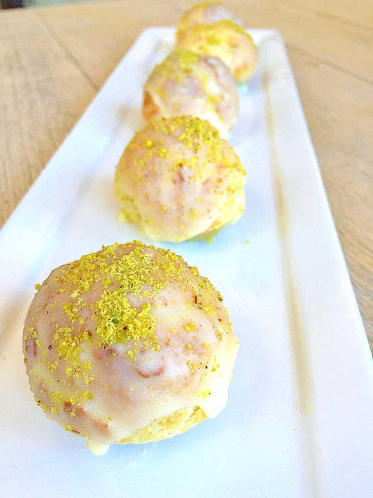 Pistachio Cream Puffs