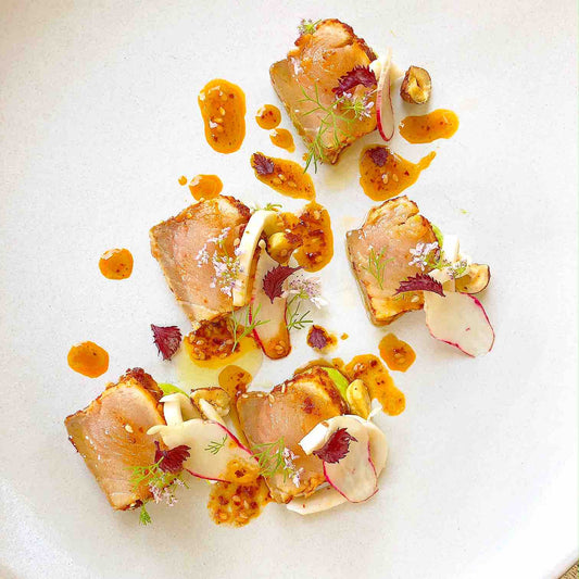 Best Salmon Tataki Recipe Coconut & Shiso